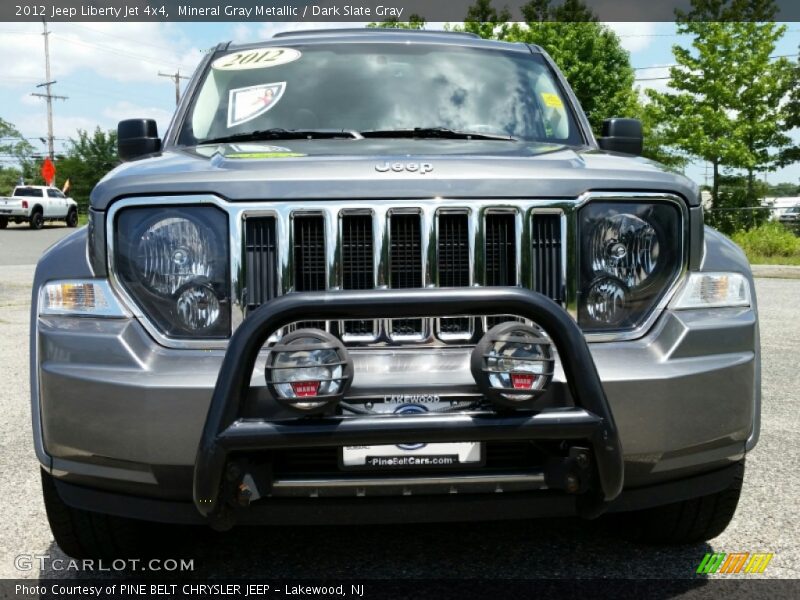Mineral Gray Metallic / Dark Slate Gray 2012 Jeep Liberty Jet 4x4