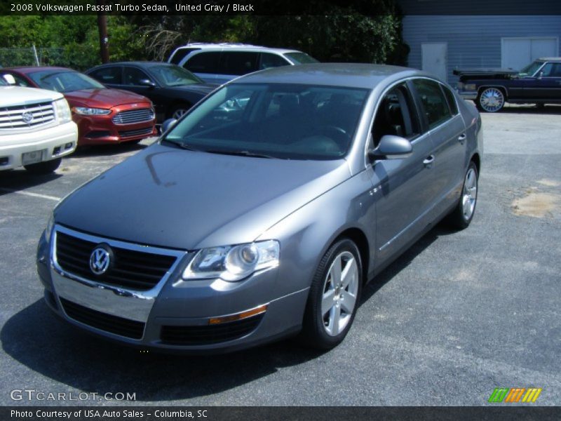 United Gray / Black 2008 Volkswagen Passat Turbo Sedan