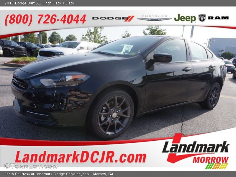 Pitch Black / Black 2015 Dodge Dart SE