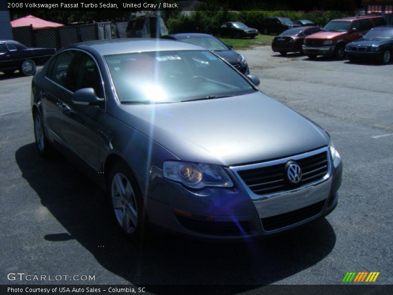 United Gray / Black 2008 Volkswagen Passat Turbo Sedan
