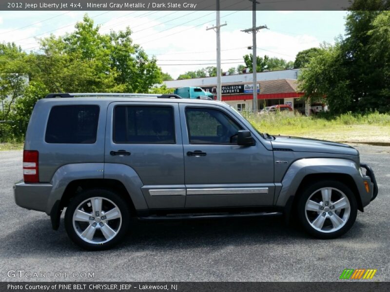 Mineral Gray Metallic / Dark Slate Gray 2012 Jeep Liberty Jet 4x4