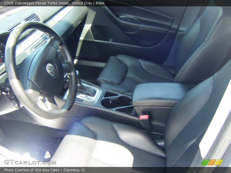United Gray / Black 2008 Volkswagen Passat Turbo Sedan