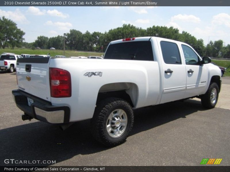 Summit White / Light Titanium/Ebony 2010 Chevrolet Silverado 2500HD LT Crew Cab 4x4