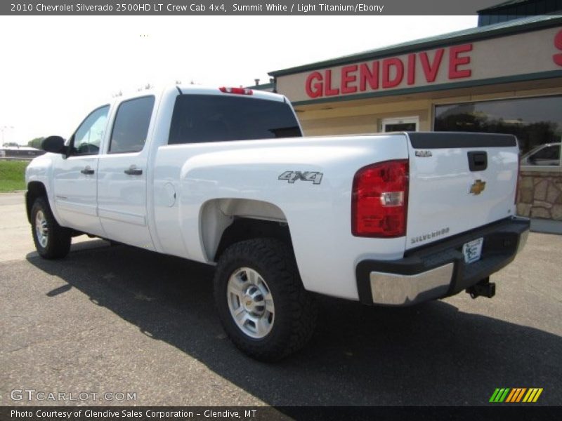 Summit White / Light Titanium/Ebony 2010 Chevrolet Silverado 2500HD LT Crew Cab 4x4