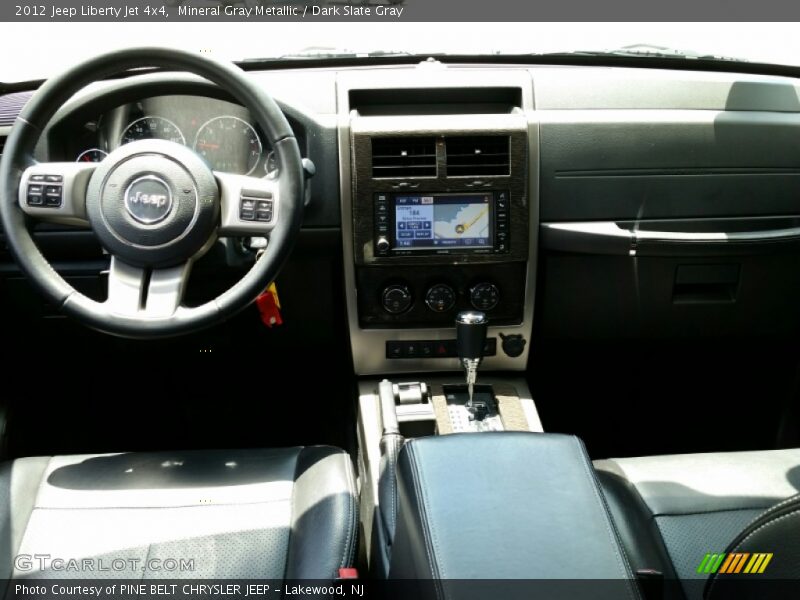 Mineral Gray Metallic / Dark Slate Gray 2012 Jeep Liberty Jet 4x4