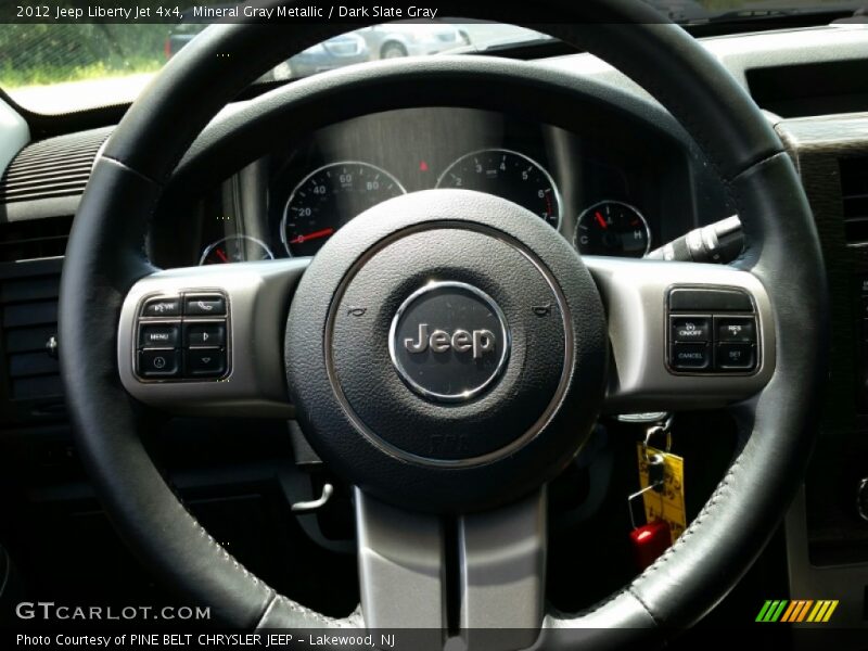 Mineral Gray Metallic / Dark Slate Gray 2012 Jeep Liberty Jet 4x4