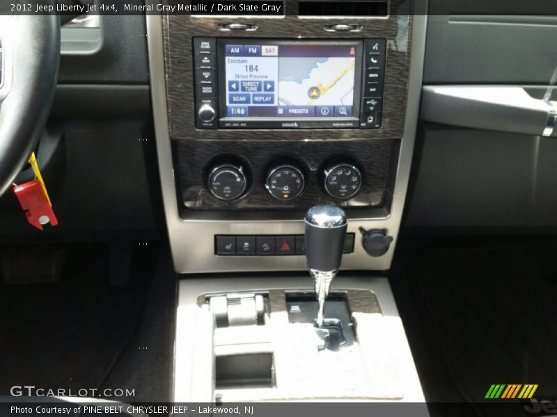 Mineral Gray Metallic / Dark Slate Gray 2012 Jeep Liberty Jet 4x4