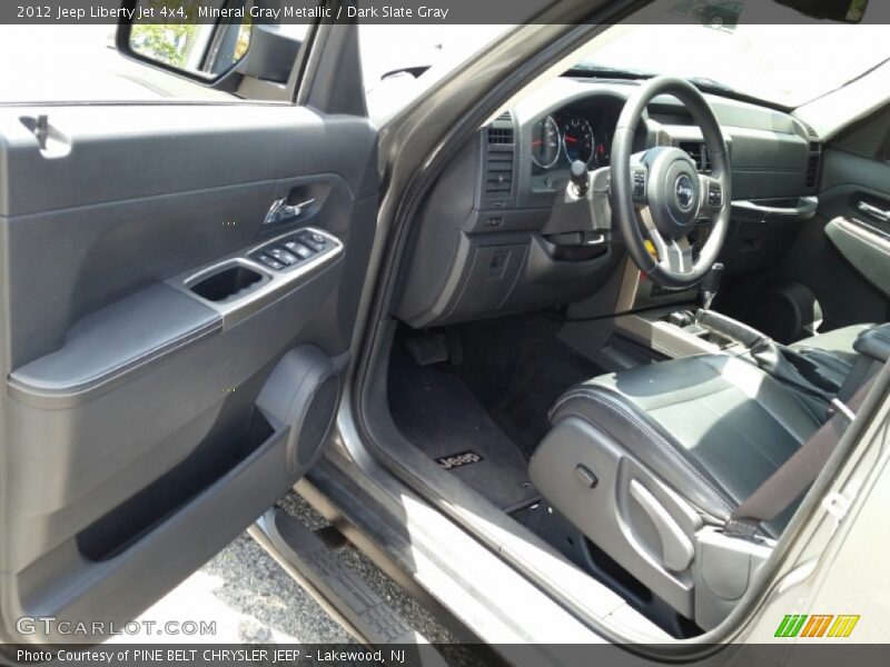 Mineral Gray Metallic / Dark Slate Gray 2012 Jeep Liberty Jet 4x4