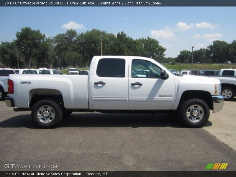 Summit White / Light Titanium/Ebony 2010 Chevrolet Silverado 2500HD LT Crew Cab 4x4