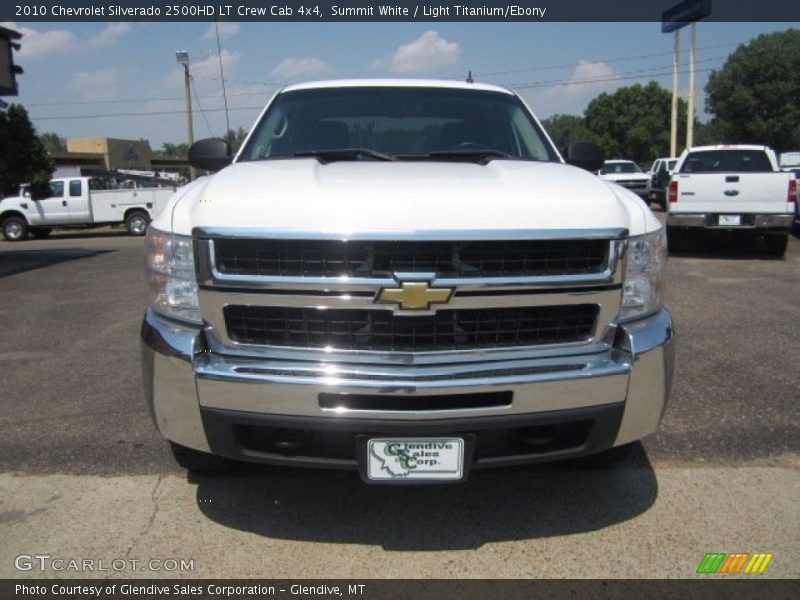 Summit White / Light Titanium/Ebony 2010 Chevrolet Silverado 2500HD LT Crew Cab 4x4