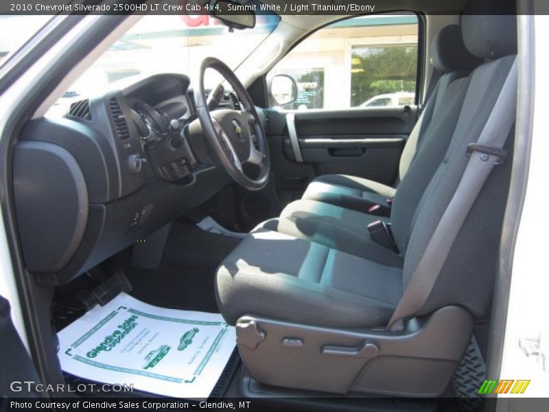 Summit White / Light Titanium/Ebony 2010 Chevrolet Silverado 2500HD LT Crew Cab 4x4
