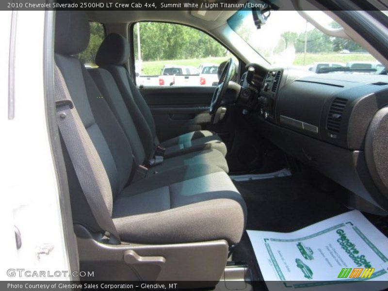 Summit White / Light Titanium/Ebony 2010 Chevrolet Silverado 2500HD LT Crew Cab 4x4