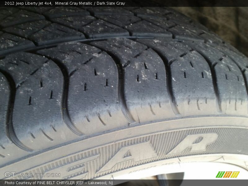 Mineral Gray Metallic / Dark Slate Gray 2012 Jeep Liberty Jet 4x4