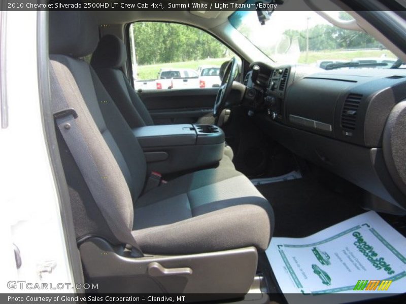 Summit White / Light Titanium/Ebony 2010 Chevrolet Silverado 2500HD LT Crew Cab 4x4