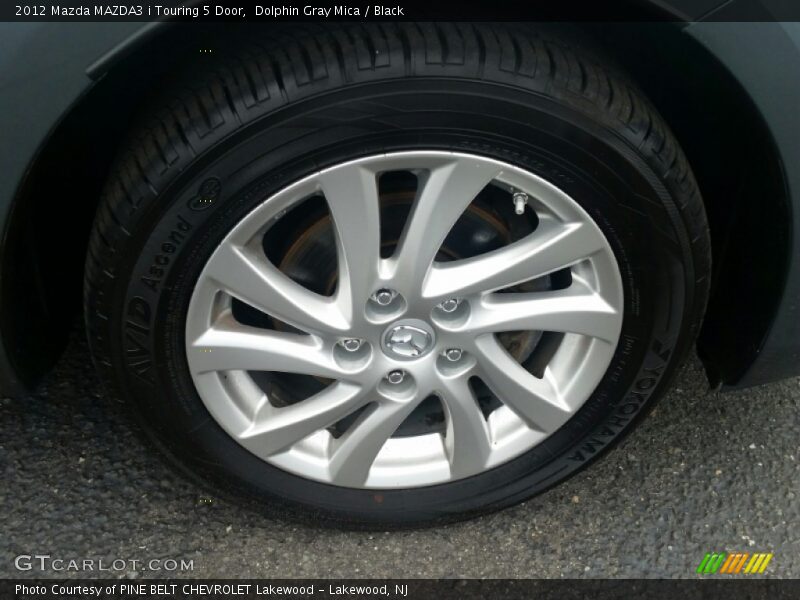 Dolphin Gray Mica / Black 2012 Mazda MAZDA3 i Touring 5 Door