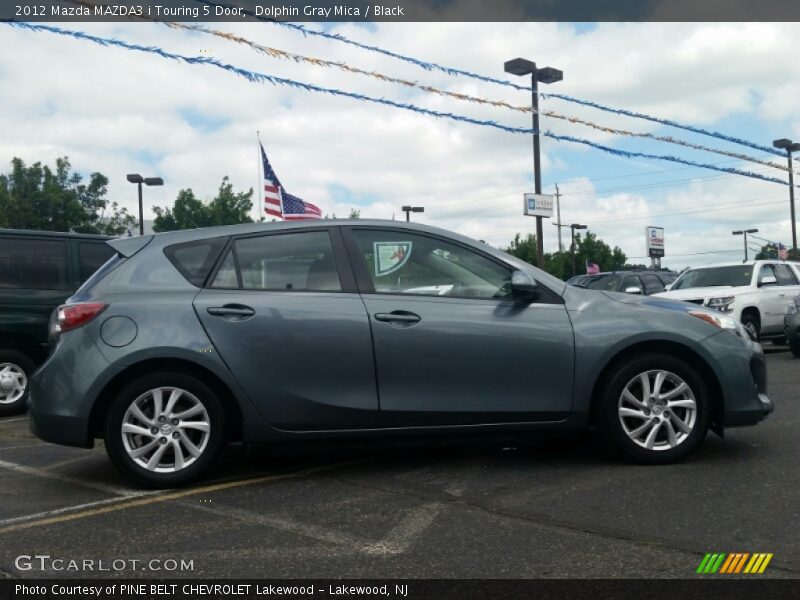 Dolphin Gray Mica / Black 2012 Mazda MAZDA3 i Touring 5 Door