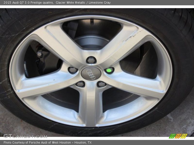 Glacier White Metallic / Limestone Gray 2015 Audi Q7 3.0 Prestige quattro