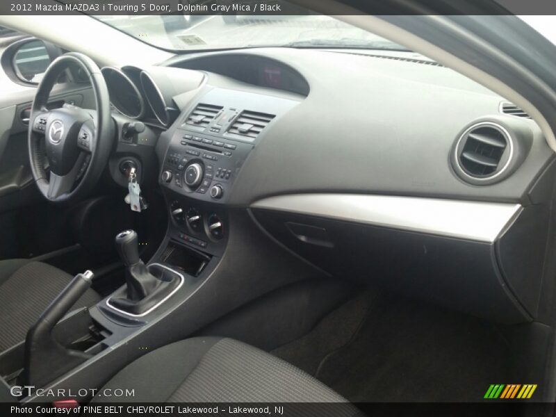 Dolphin Gray Mica / Black 2012 Mazda MAZDA3 i Touring 5 Door