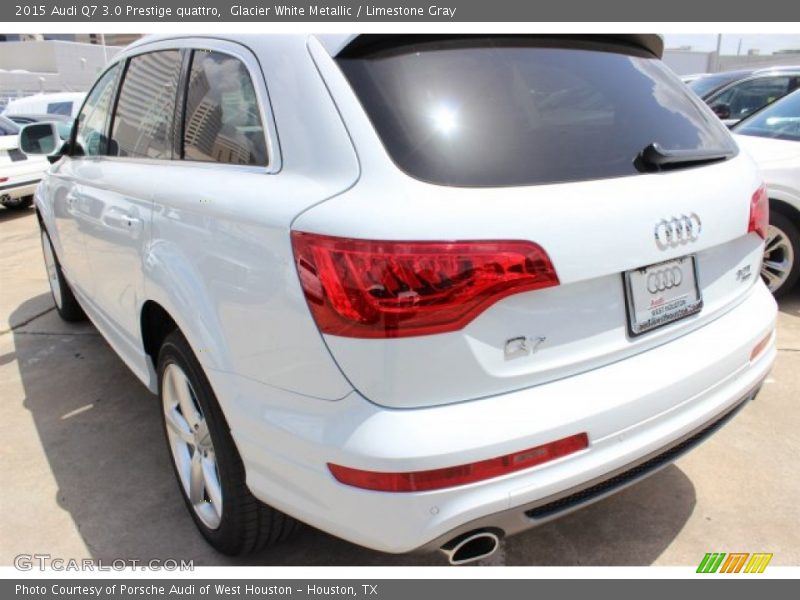 Glacier White Metallic / Limestone Gray 2015 Audi Q7 3.0 Prestige quattro