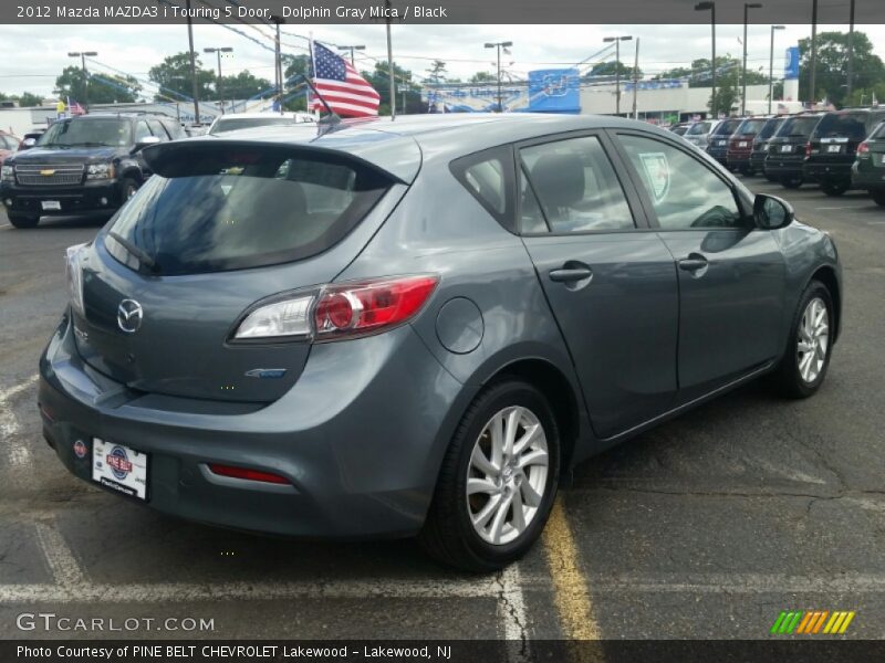 Dolphin Gray Mica / Black 2012 Mazda MAZDA3 i Touring 5 Door