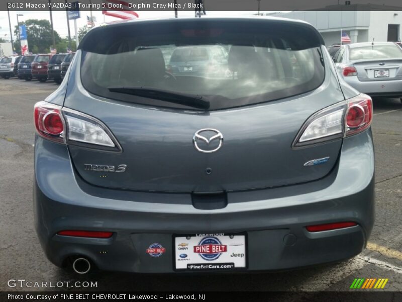 Dolphin Gray Mica / Black 2012 Mazda MAZDA3 i Touring 5 Door