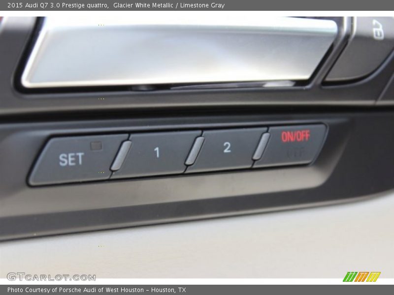 Glacier White Metallic / Limestone Gray 2015 Audi Q7 3.0 Prestige quattro