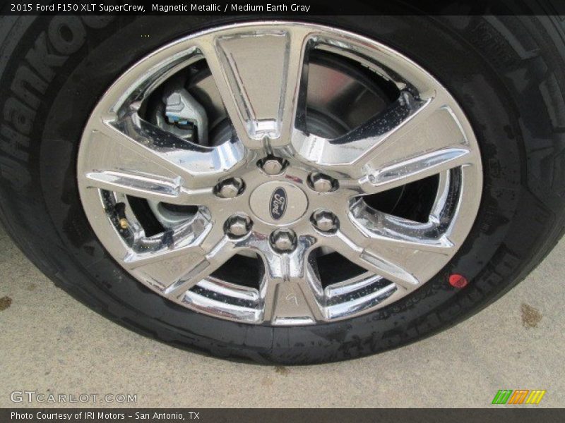 Magnetic Metallic / Medium Earth Gray 2015 Ford F150 XLT SuperCrew