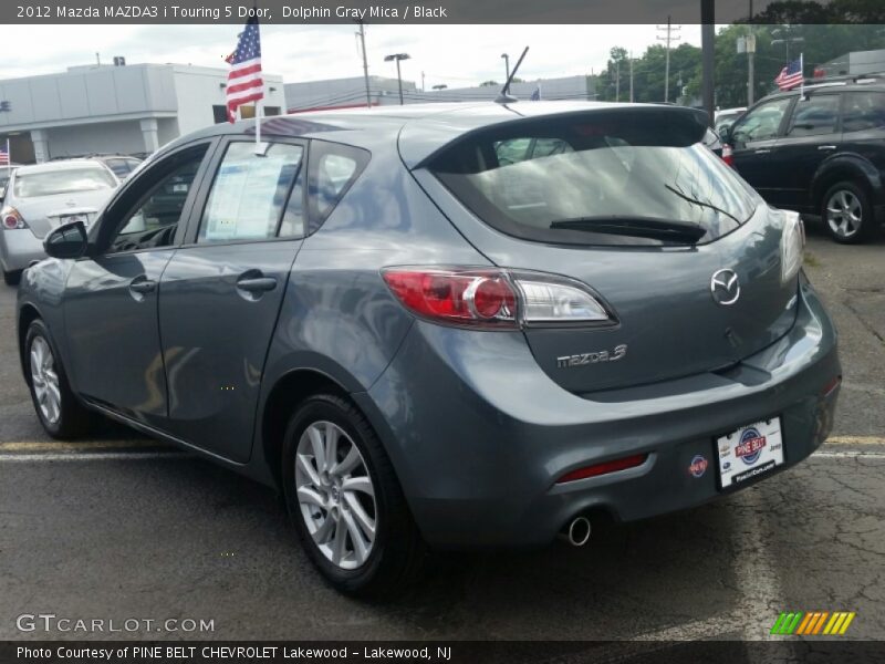 Dolphin Gray Mica / Black 2012 Mazda MAZDA3 i Touring 5 Door