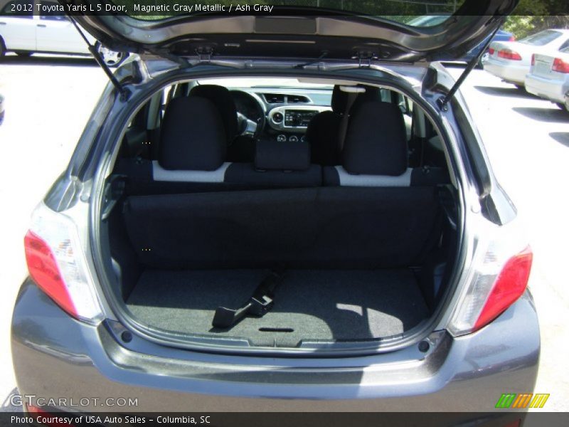 Magnetic Gray Metallic / Ash Gray 2012 Toyota Yaris L 5 Door