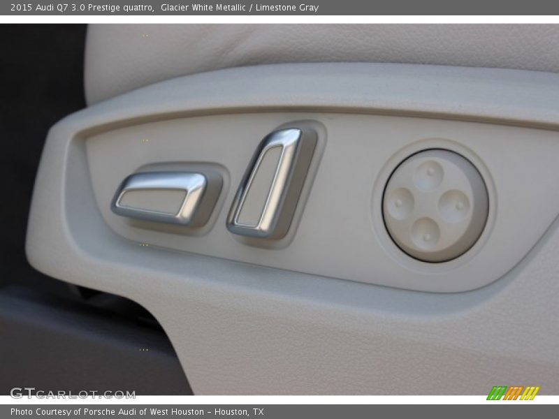 Glacier White Metallic / Limestone Gray 2015 Audi Q7 3.0 Prestige quattro