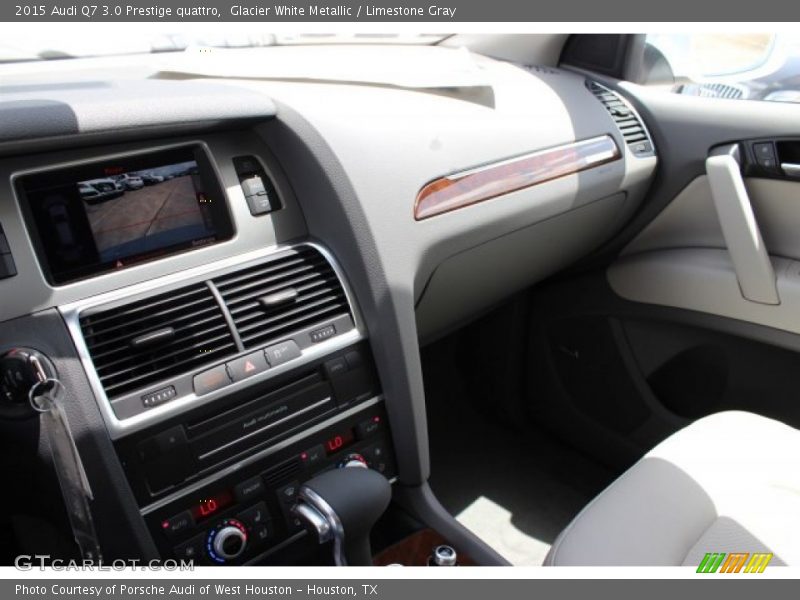 Glacier White Metallic / Limestone Gray 2015 Audi Q7 3.0 Prestige quattro