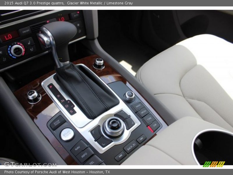Glacier White Metallic / Limestone Gray 2015 Audi Q7 3.0 Prestige quattro