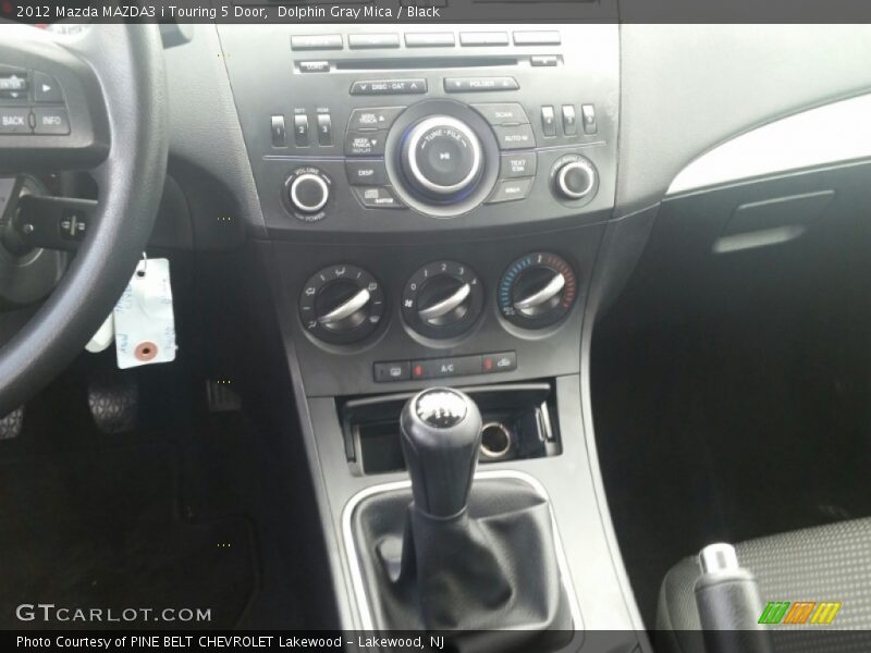 Dolphin Gray Mica / Black 2012 Mazda MAZDA3 i Touring 5 Door