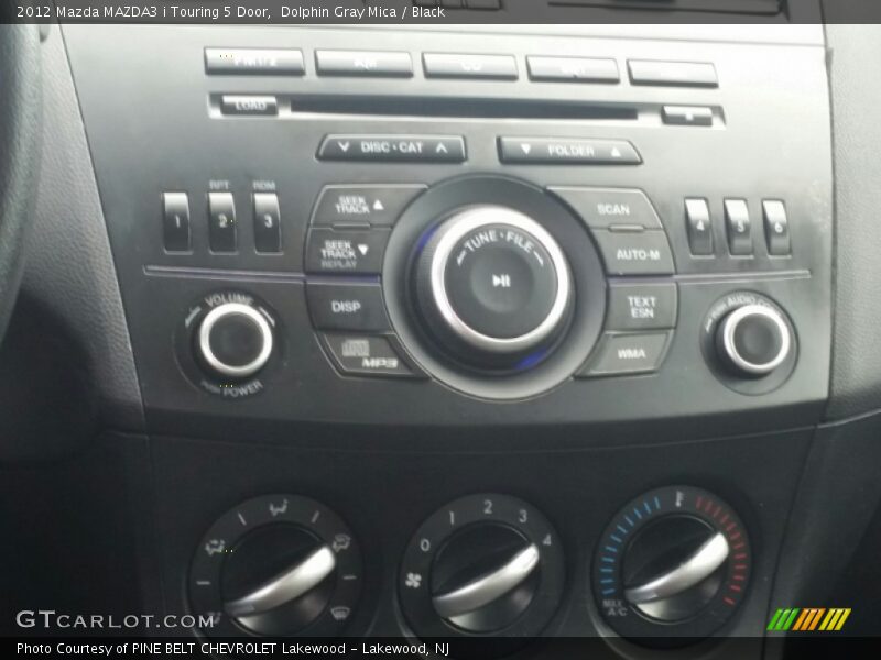 Dolphin Gray Mica / Black 2012 Mazda MAZDA3 i Touring 5 Door