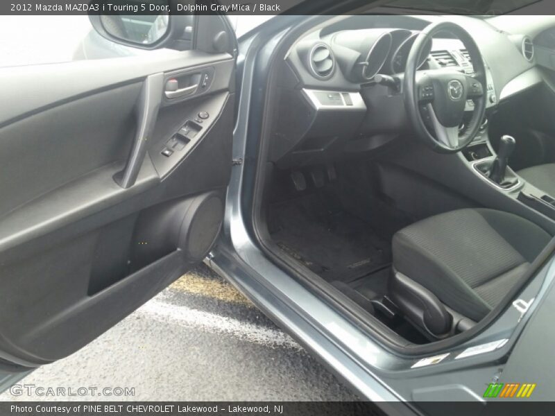 Dolphin Gray Mica / Black 2012 Mazda MAZDA3 i Touring 5 Door