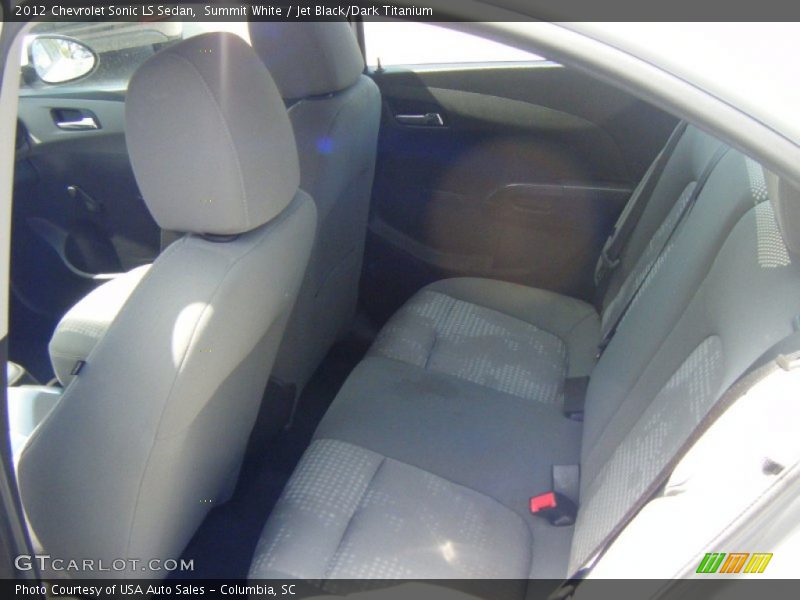 Summit White / Jet Black/Dark Titanium 2012 Chevrolet Sonic LS Sedan