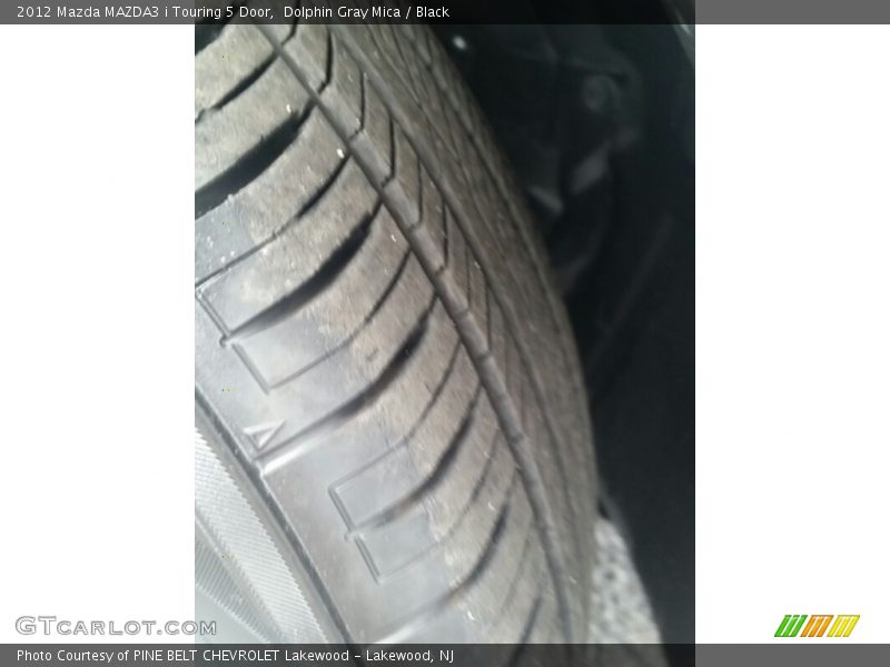 Dolphin Gray Mica / Black 2012 Mazda MAZDA3 i Touring 5 Door