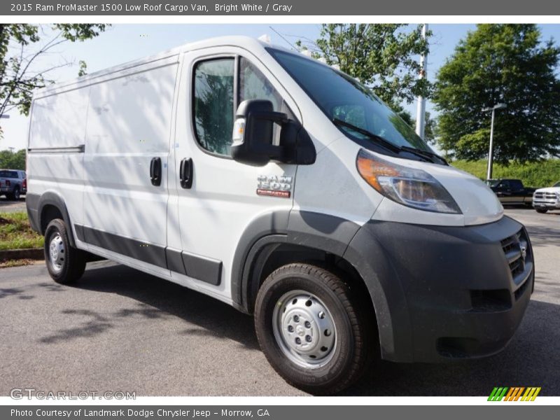 Front 3/4 View of 2015 ProMaster 1500 Low Roof Cargo Van