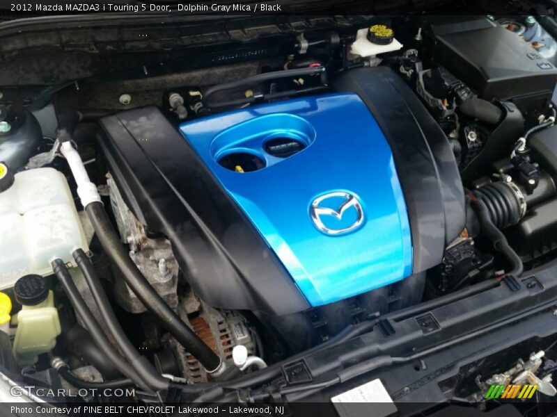 Dolphin Gray Mica / Black 2012 Mazda MAZDA3 i Touring 5 Door