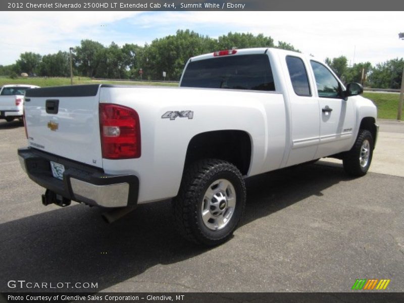 Summit White / Ebony 2012 Chevrolet Silverado 2500HD LT Extended Cab 4x4