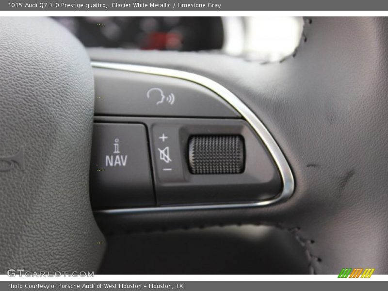 Glacier White Metallic / Limestone Gray 2015 Audi Q7 3.0 Prestige quattro