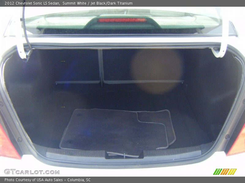 Summit White / Jet Black/Dark Titanium 2012 Chevrolet Sonic LS Sedan