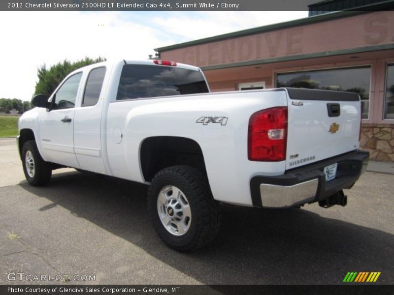 Summit White / Ebony 2012 Chevrolet Silverado 2500HD LT Extended Cab 4x4
