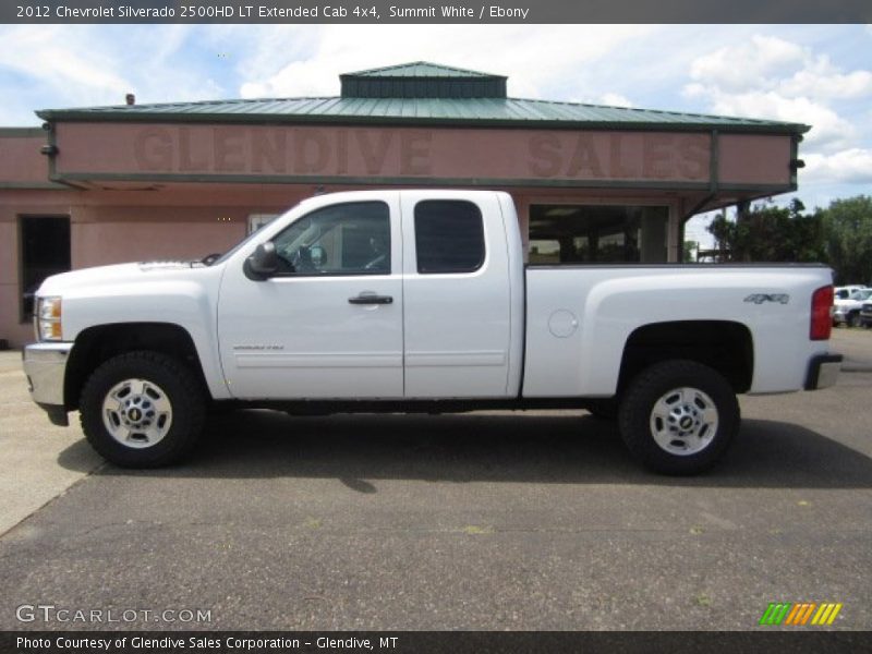 Summit White / Ebony 2012 Chevrolet Silverado 2500HD LT Extended Cab 4x4