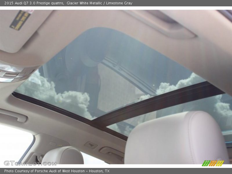 Glacier White Metallic / Limestone Gray 2015 Audi Q7 3.0 Prestige quattro