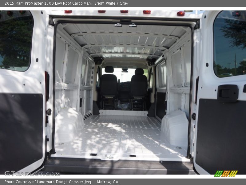 Bright White / Gray 2015 Ram ProMaster 1500 Low Roof Cargo Van