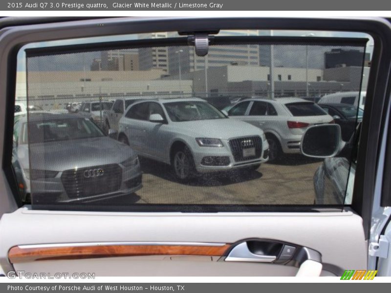 Glacier White Metallic / Limestone Gray 2015 Audi Q7 3.0 Prestige quattro
