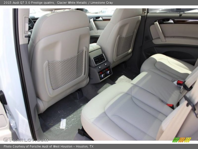 Glacier White Metallic / Limestone Gray 2015 Audi Q7 3.0 Prestige quattro