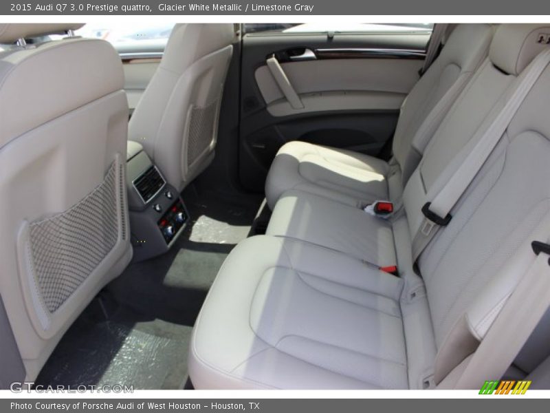 Glacier White Metallic / Limestone Gray 2015 Audi Q7 3.0 Prestige quattro