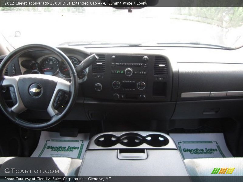 Summit White / Ebony 2012 Chevrolet Silverado 2500HD LT Extended Cab 4x4